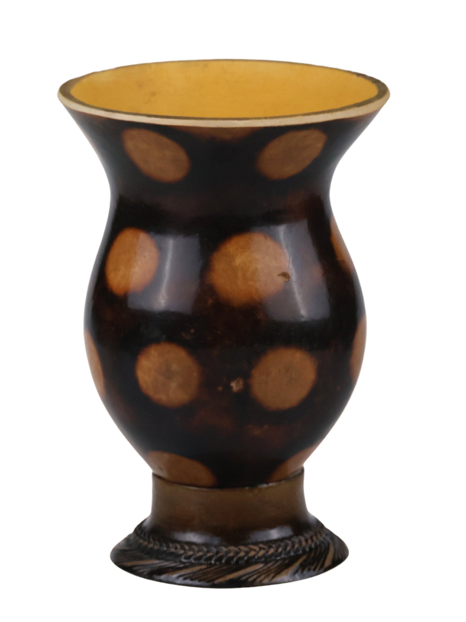 Wooden Parana Gourd (Tiger) - Traditional Cuia