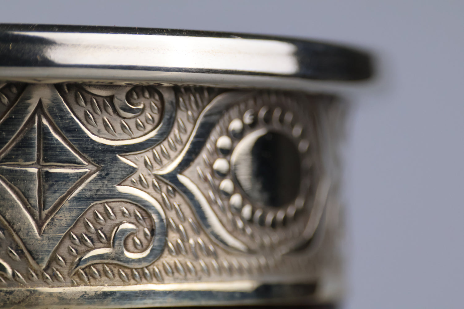 Taza Imperial de Yute hecha a mano | Cuero + Alpaca (Plata Alemana)